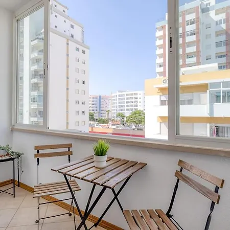 Sea-Front 1' Min! - Apartment With Ac & Wifi Quarteira Exterior photo