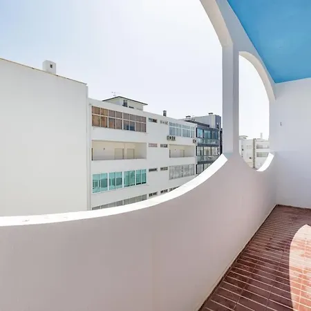 Sea-Front 1' Min! - Apartment With Ac & Wifi Quarteira Exterior photo